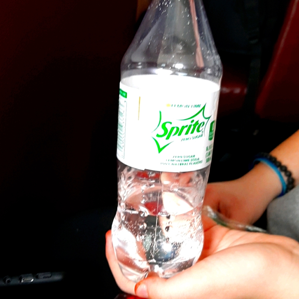 A Sprite drank by Tom Holland